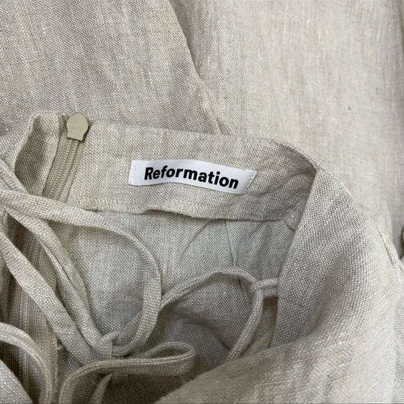 Reformation Beige Jumpsuit - Picture 4 of 7